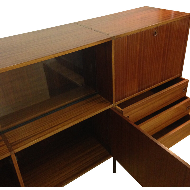 High French sideboard in teak, A.R.P. Minvielle - 1960s