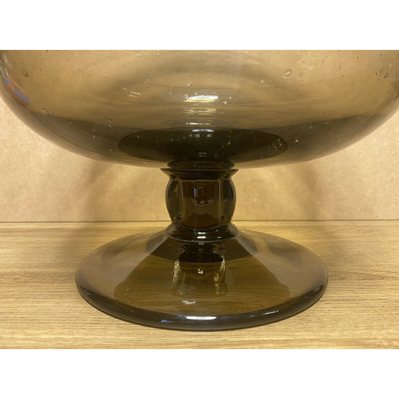 Cubo de champán vintage de cristalería Art Rochère
