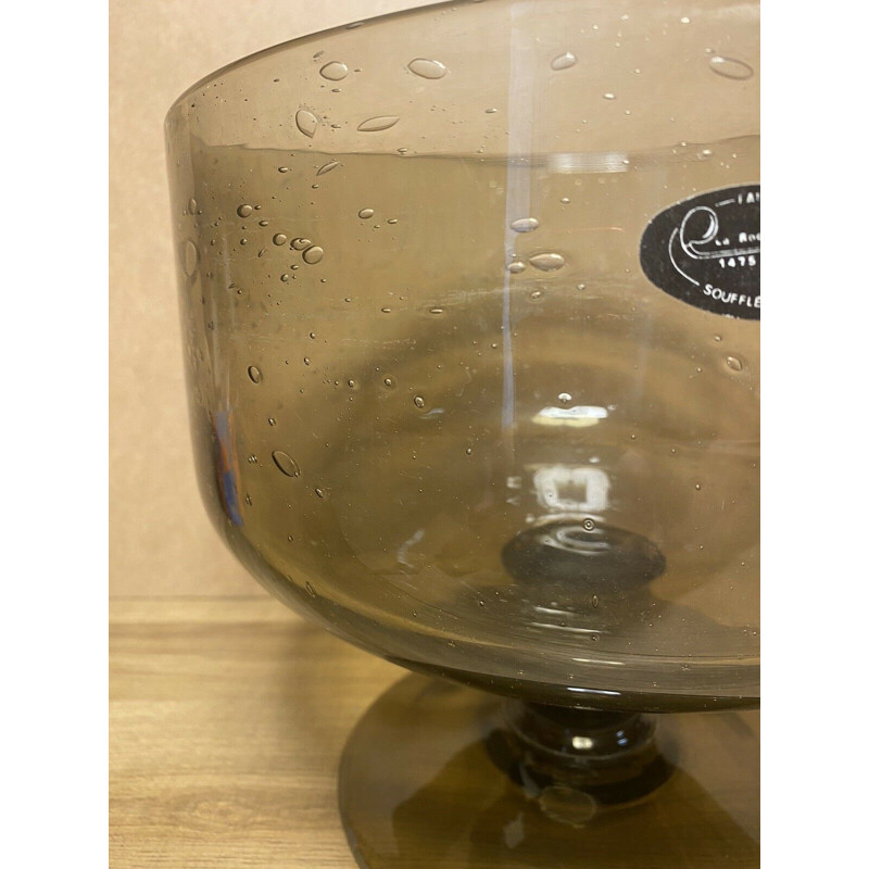 Vintage champagne bucket by Art Rochère glassware