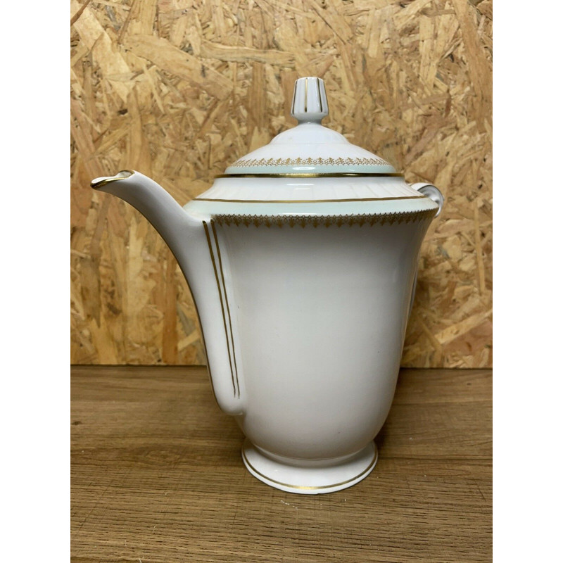 Vintage Art Deco porcelain coffee set by Limoges Ch. Field Haviland