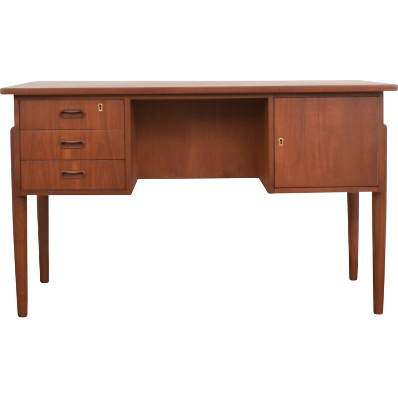 Mid-century Danish teak desk, 1960s