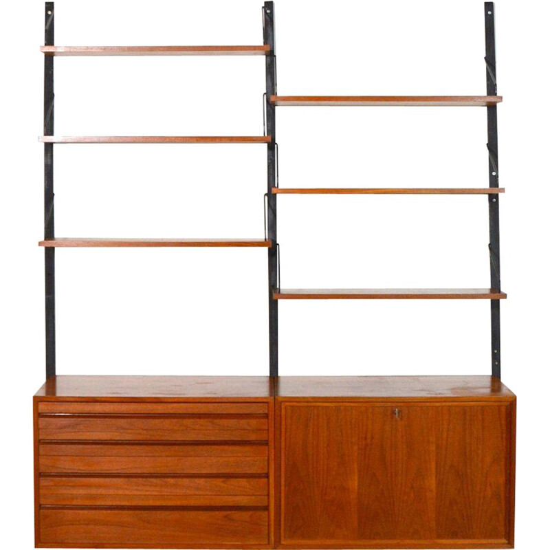 Vintage teak bookcase by Poul Cadovius, Denmark 1960