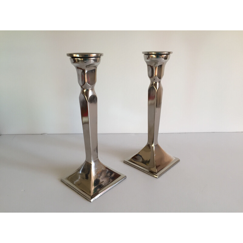 Pair of neo classic vintage candlesticks