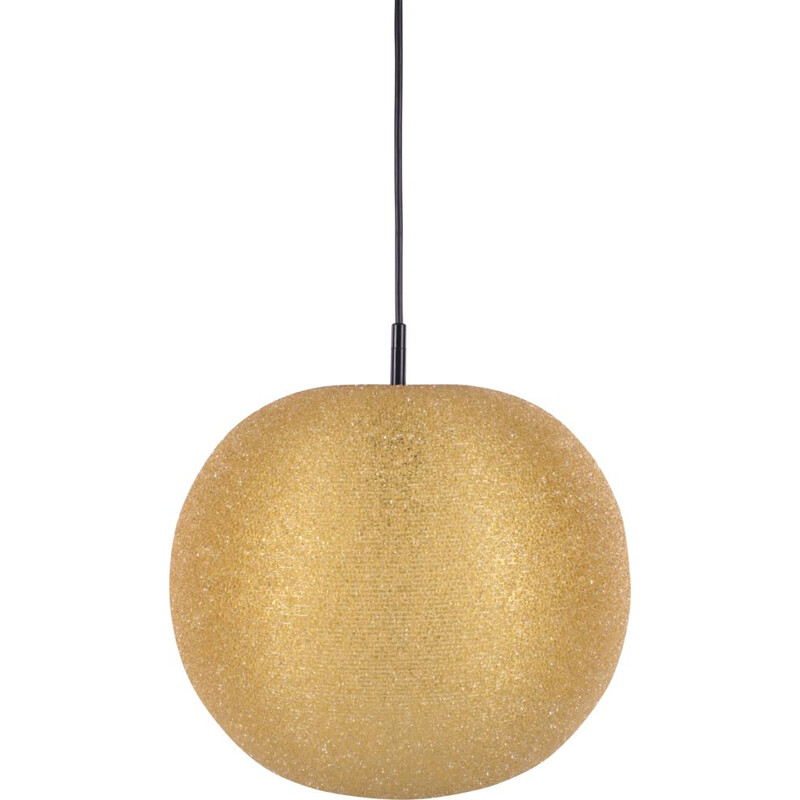 Vintage sugar ball pendant lamp, 1960