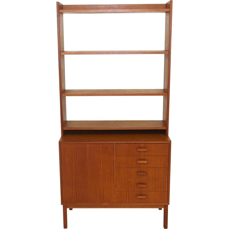 Vintage teak bookcase, Sweden 1960