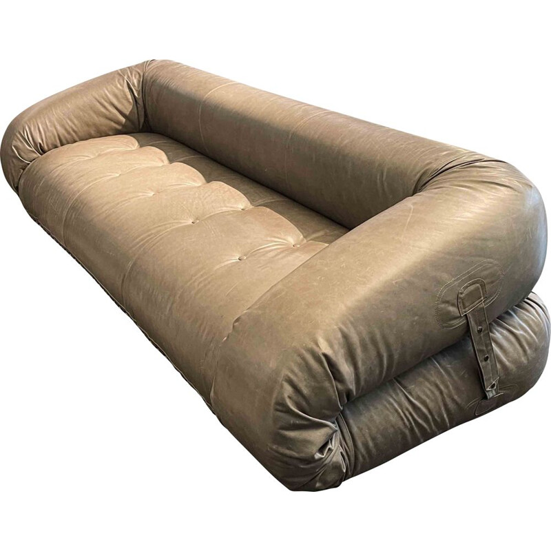 Canapé droit Gris Tissu Luxe Design Confort