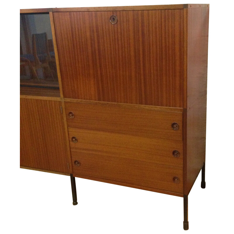 High French sideboard in teak, A.R.P. Minvielle - 1960s