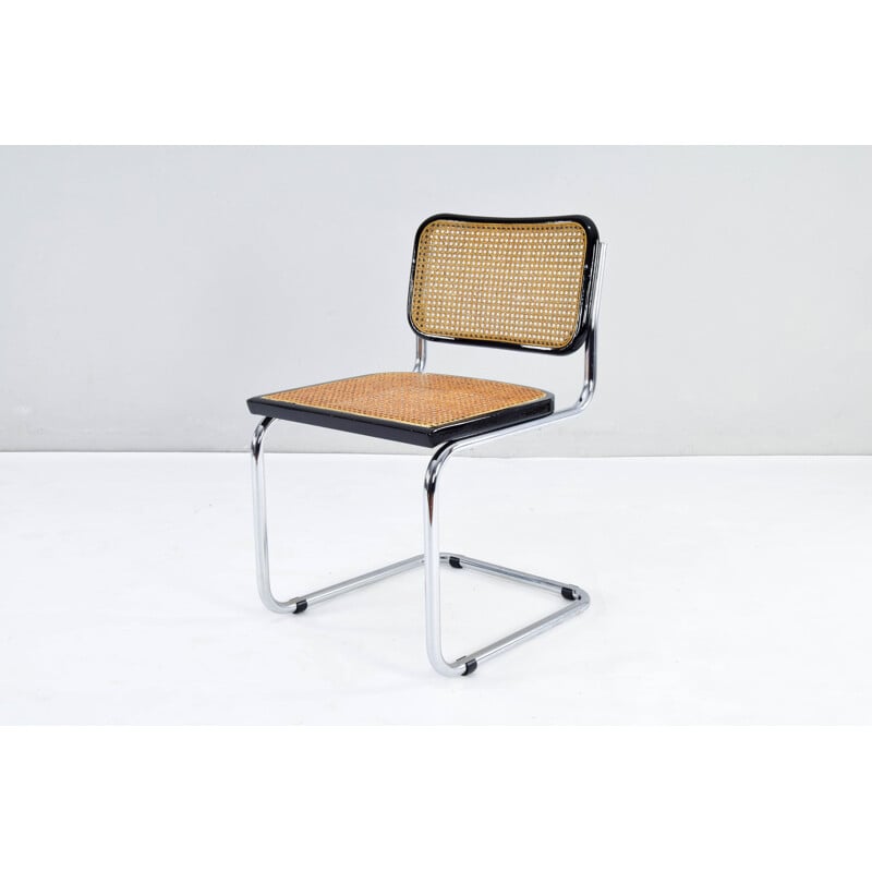 Mid-century Italian Cesca chair by Marcel Breuer, 1970s