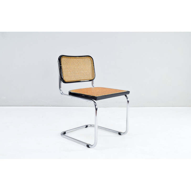 Mid-century Italian Cesca chair by Marcel Breuer, 1970s