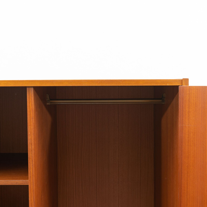 Vintage double door cabinet in walnut, 1960s