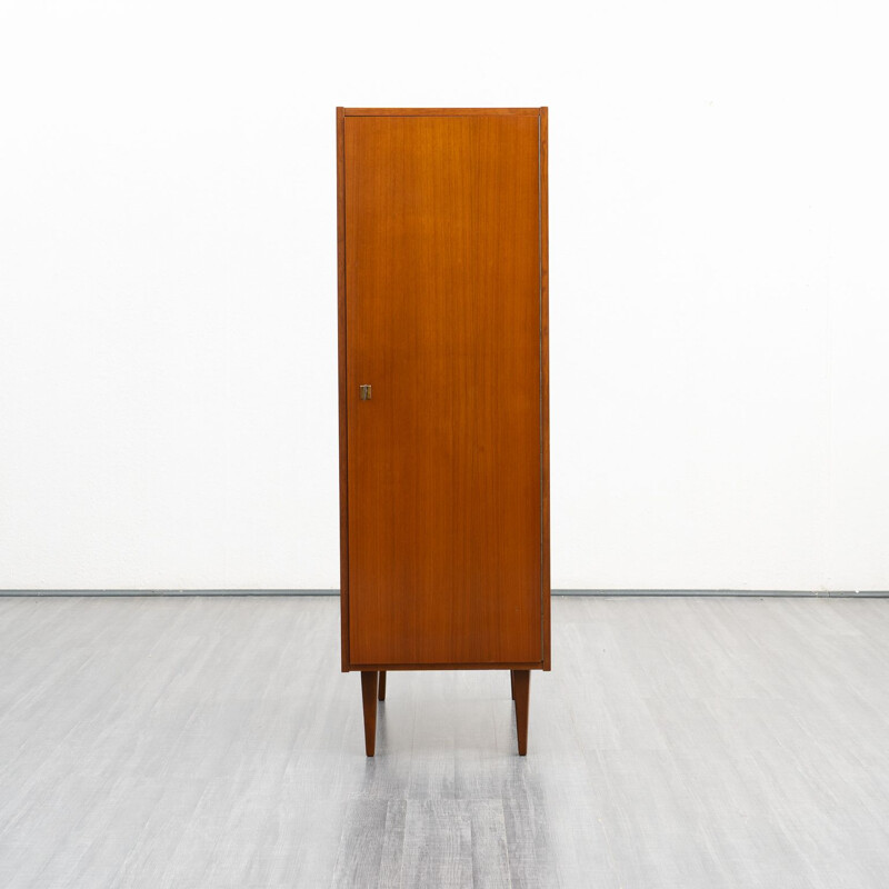 Vintage Slim single-door cabinet in walnut, 1960s