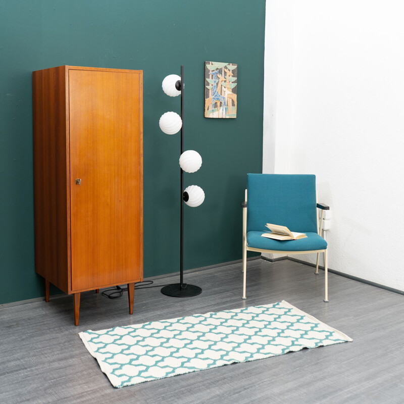 Vintage Slim single-door cabinet in walnut, 1960s