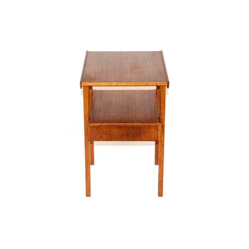 Table de chevet vintage en teck, Suède 1960