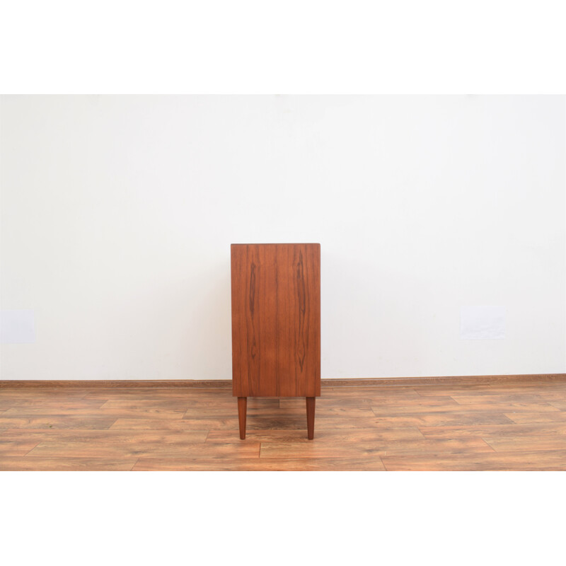 Mid-century Danish teak chest of drawers with 5 drawers, 1960s