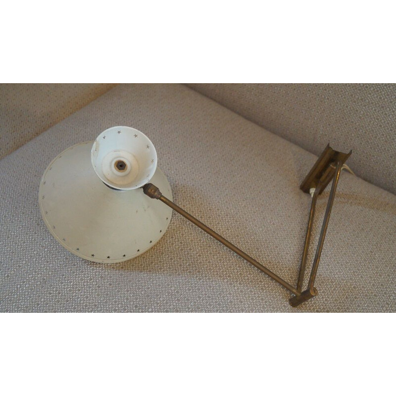 Vintage wall lamp by René Mathieu for Lunel, 1950