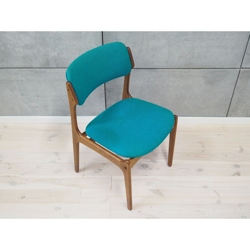 Beechwood Danish vintage chair by Erik Buch, 1960s