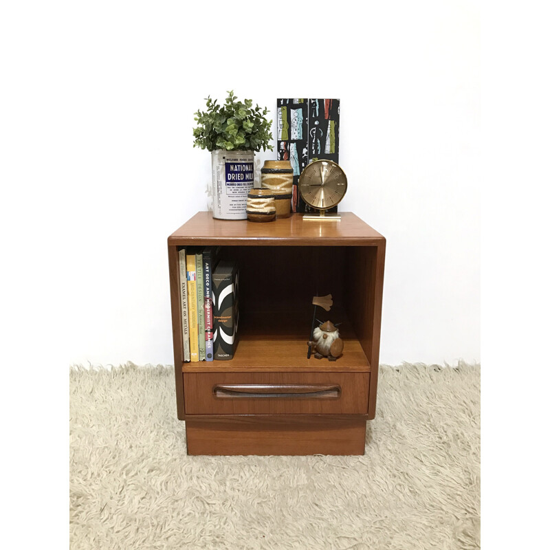 Mid Century bedside table in teak, Victor WILKINS - 1960s