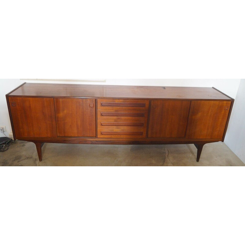 Vintage teak sideboard by Johannes Andersen for Samcom, 1960