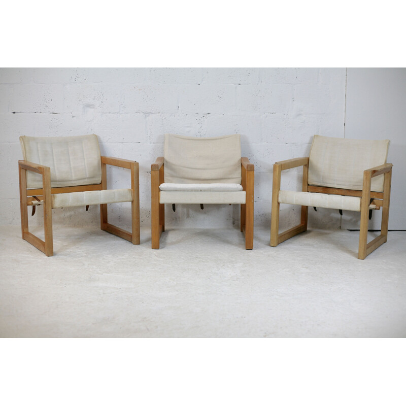 Ensemble de 3 fauteuils vintage "Diana" de Karin Mobring pour Ikéa, 1970