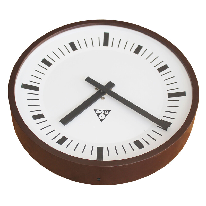 Vintage wall clock PK-27, Czechoslovakia 1960