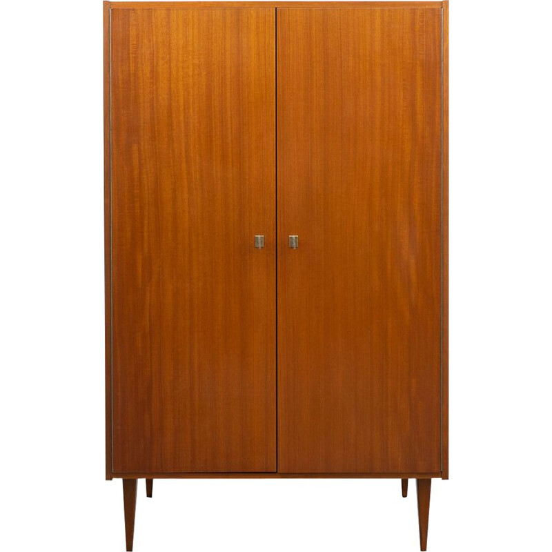 Armoire vintage à double porte en noyer, 1960