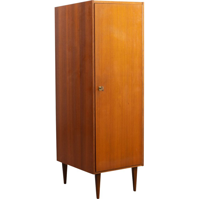 Vintage Slim single-door cabinet in walnut, 1960s