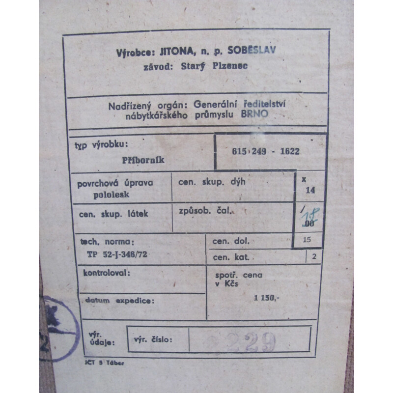 Vintage bar furniture by Landsman-Nepožitek for Jitona, Czechoslovakia 1960