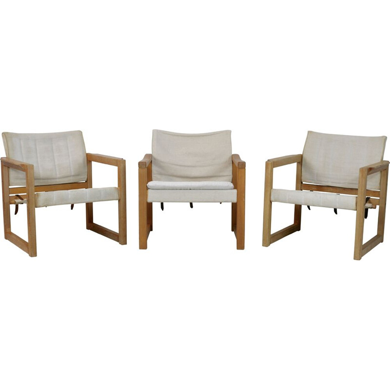 Set van 3 vintage "Diana" fauteuils van Karin Mobring voor Ikea, 1970