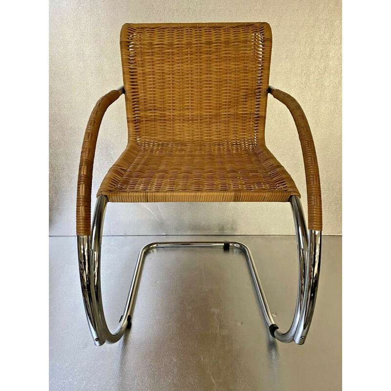 Vintage cane armchair