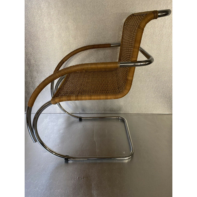 Vintage cane armchair