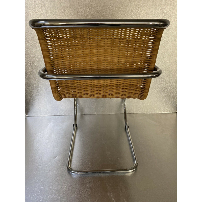 Vintage cane armchair