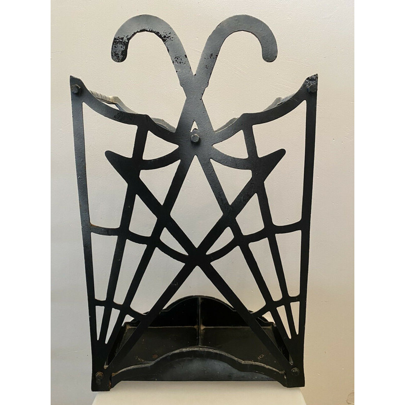 Vintage cast iron umbrella stand