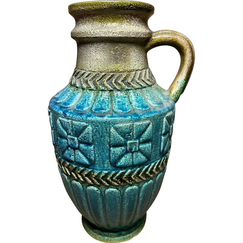 Vase vintage en céramique, Allemagne 1970