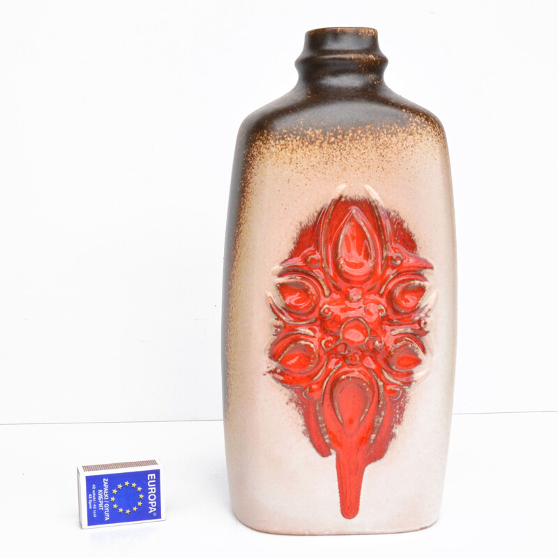 Vaso in ceramica vintage di Strehla Keramik, Germania 1960