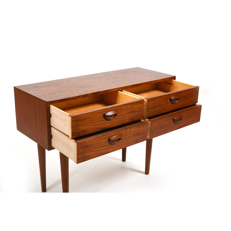 Vintage chest of drawers in teak by Kai Kristiansen for Feldballes Møbelfabrik, 1960s
