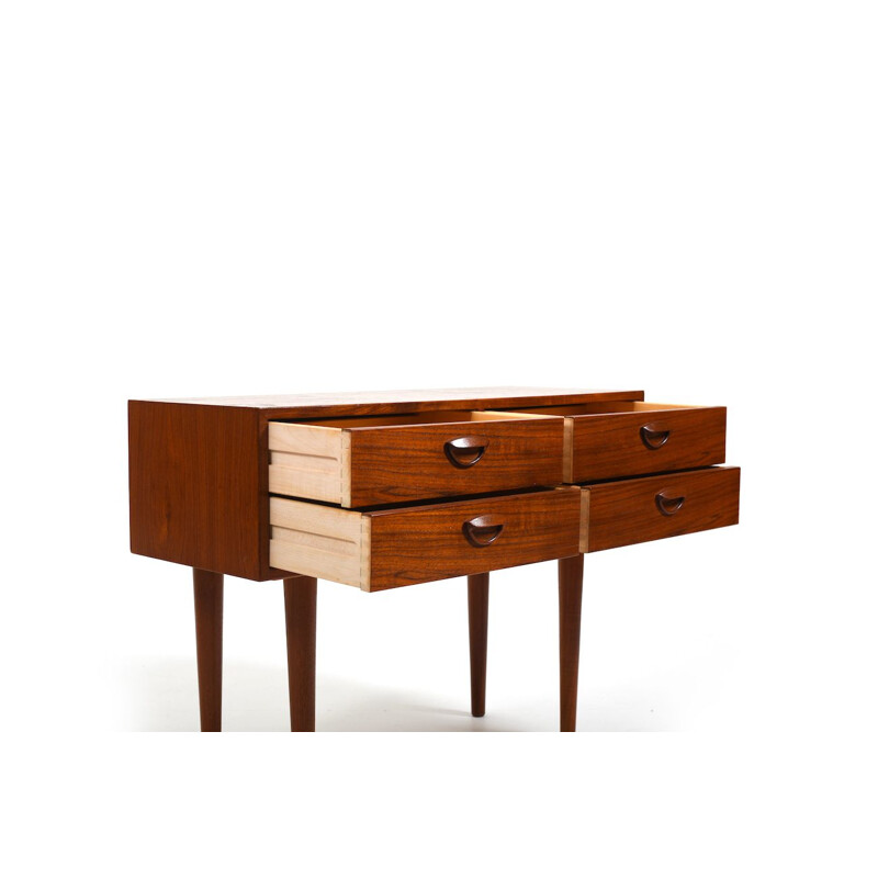 Vintage chest of drawers in teak by Kai Kristiansen for Feldballes Møbelfabrik, 1960s