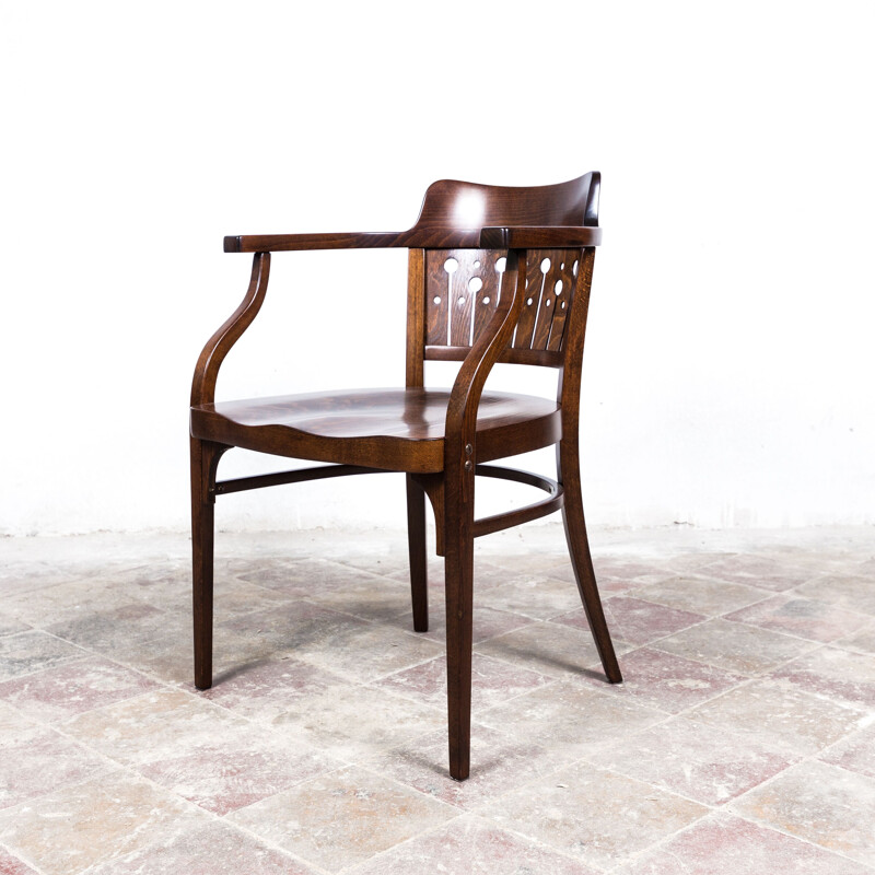 Poltrona vintage F 714 di Otto Wagner per Thonet