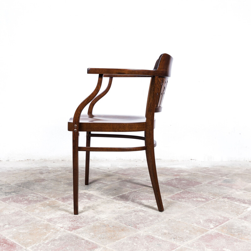 Vintage fauteuil F 714 van Otto Wagner voor Thonet