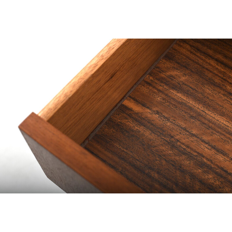 Vintage teak chest of drawers by Gunnar Nielsen Tibergaard, Denmark 1960s