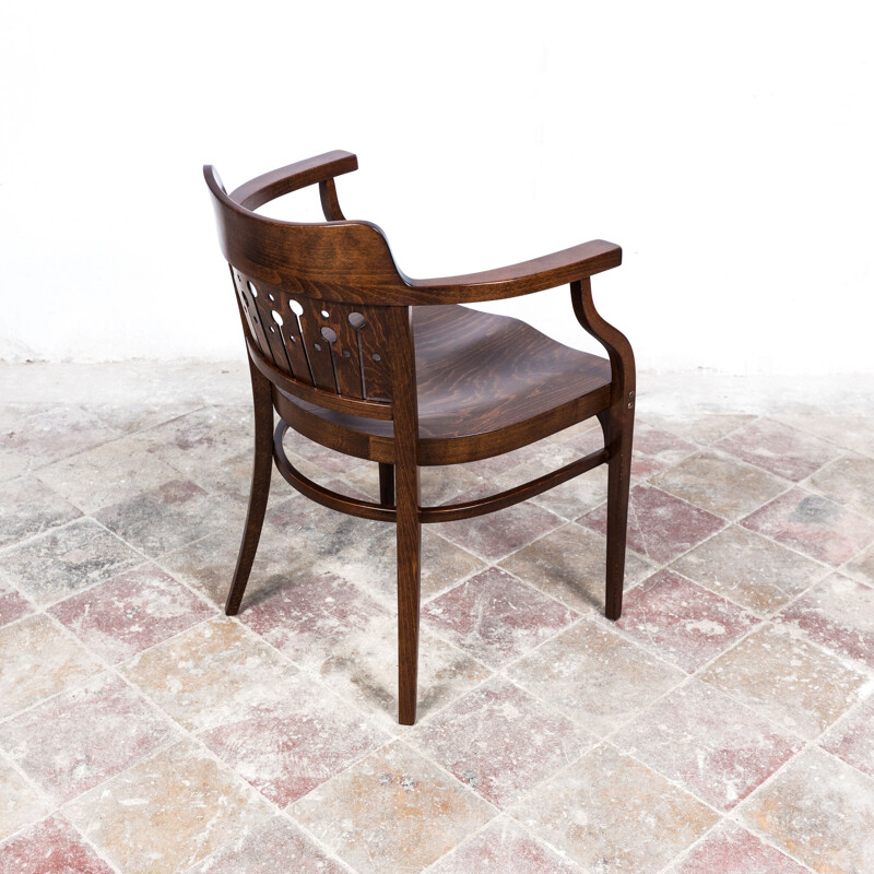 Vintage F 714 armchair by Otto Wagner for Thonet