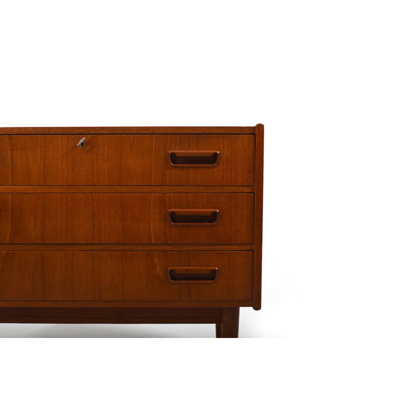 Vintage teak chest of drawers by Gunnar Nielsen Tibergaard, Denmark 1960s