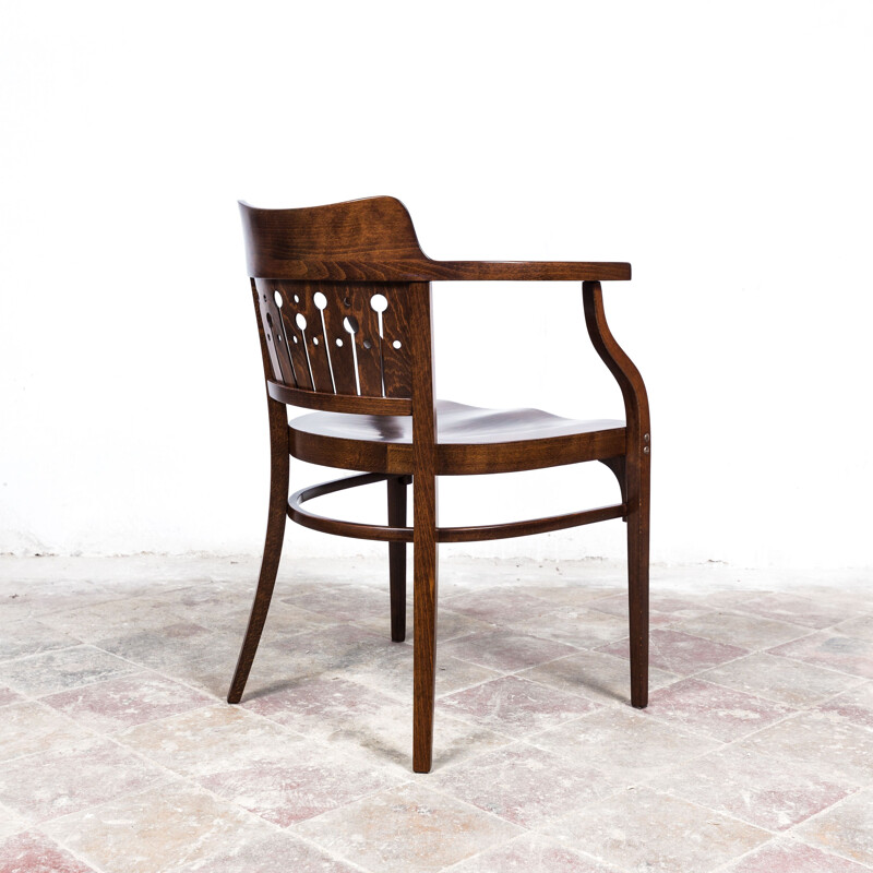 Vintage F 714 armchair by Otto Wagner for Thonet