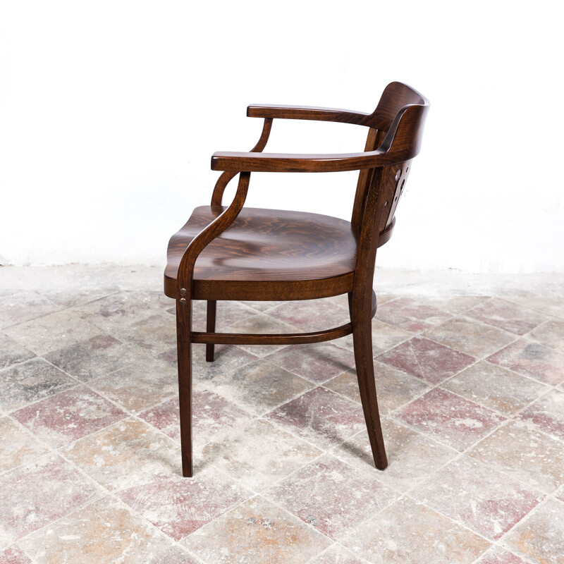 Vintage fauteuil F 714 van Otto Wagner voor Thonet