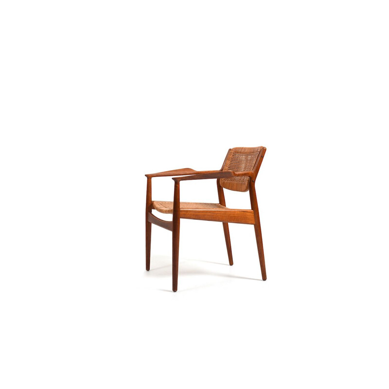 Teak vintage armchair model 51 by Arne Vodder for Helge Sibast, Denmark 1950s