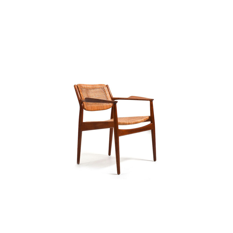 Teak vintage armchair model 51 by Arne Vodder for Helge Sibast, Denmark 1950s