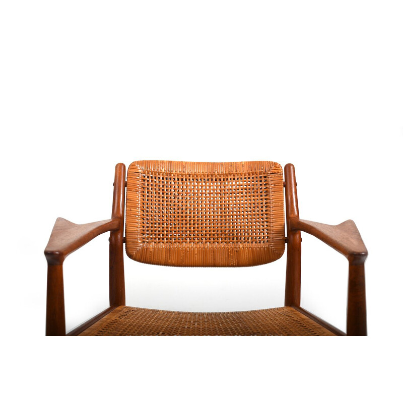 Teak vintage armchair model 51 by Arne Vodder for Helge Sibast, Denmark 1950s