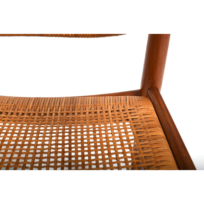 Teak vintage armchair model 51 by Arne Vodder for Helge Sibast, Denmark 1950s