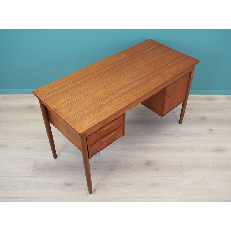 Teak vintage desk, Denmark 1970s