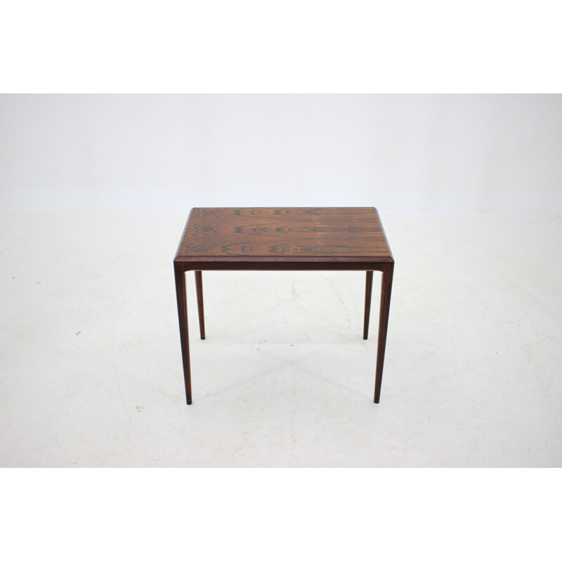 Vintage rosewood side table by Johannes Andersen, Denmark 1960s