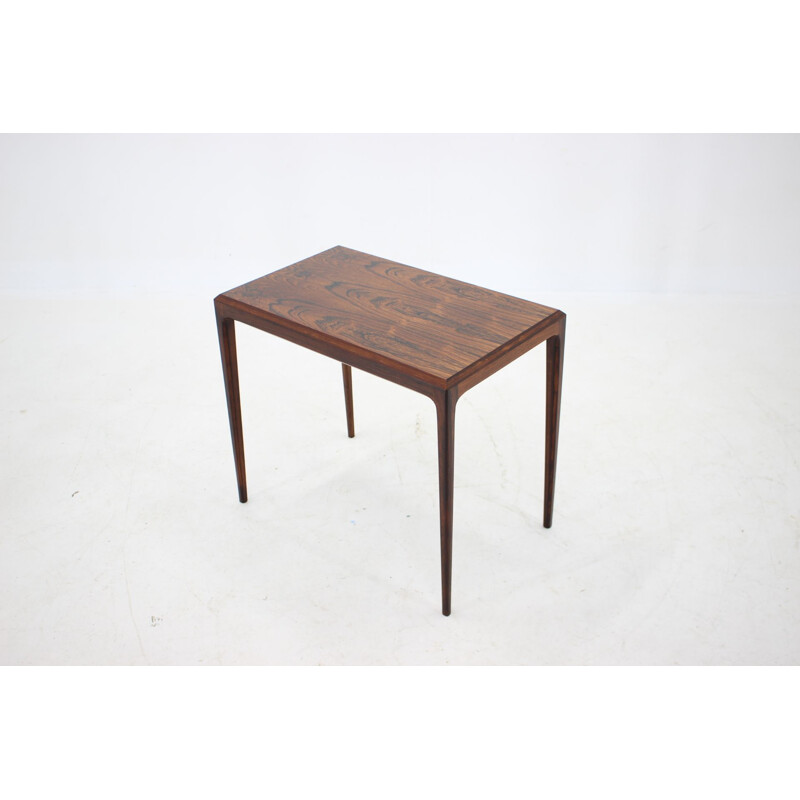 Vintage rosewood side table by Johannes Andersen, Denmark 1960s